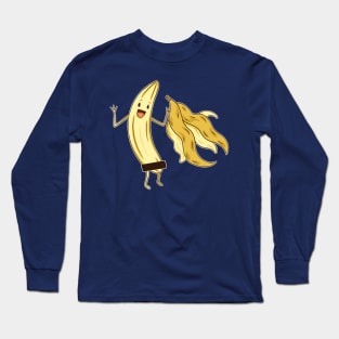 Banana Strip Tease Long Sleeve T-Shirt